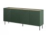 Komoda 4D2SZ ONDA 200x45xH85 zieleń