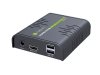 TECHLY KVM EXTENDER HDMI+USB PO SKRĘTCE DO 120M IDATA HDMI-KVM2