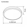 Plafon Activejet AJE-GENUA 3xE27