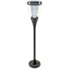 POWERNEED SOLARNA LAMPA OGRODOWA PEARL 100LM, CIEPŁY BIAŁY LEDX7, PANEL SOLARNY 1.6W CZUJNIK ZMIERZCHU, 80CM, CZARNA, ESL-25H