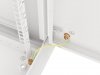 LANBERG SZAFA WISZĄCA RACK 19 9U 600X450 DRZWI METALOWE SZARA (FLAT PACK) WF01-6409-00S