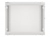 LANBERG SZAFA WISZĄCA RACK 19 9U 600X450 DRZWI METALOWE SZARA (FLAT PACK) WF01-6409-00S