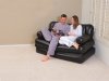 Bestway 75054 Sofa wielofunkcyjna, Materac dwuosobowy 1.88m x 1.52m x 62cm czarna