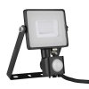 V-TAC NAŚWIETLACZ LED Z CZUJNIKIEM 30W 3000K PROJE