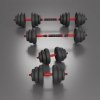 Zestaw ciężarów 6w1 HMS SGN120 (sztanga, sztangielki i kettlebell) 20kg