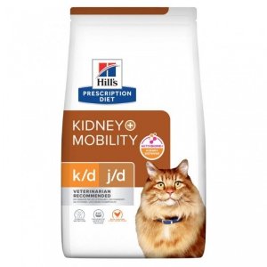 Hill's PD k/d kidney + mobility, chicken ,dla kota 3 kg