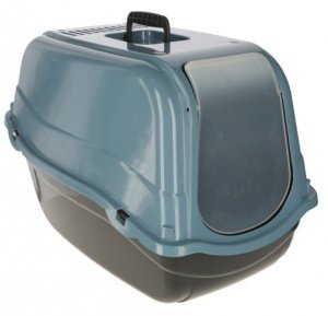 KERBL Kuweta Emma Eco, czarno- niebieska,  57 cm x 39 x 41 cm