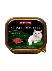 ANIMONDA Vom Feinsten Classic Cat indyk i królik - mokra karma dla kota - 100 g