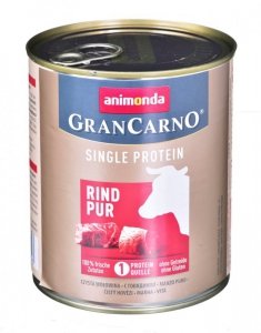 ANIMONDA GranCarno Single Protein wołowina - mokra karma dla psa - 800g