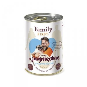FAMILY FIRST Adult Jagnięcina z ziemniakami - mokra karma dla psa - 400 g