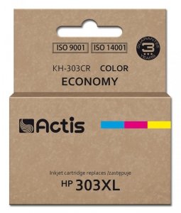 Actis KH-303CR Tusz (zamiennik HP 303XL T6N03AE; Premium; 18ml; 415 stron;  kolorowy)