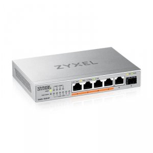 Switch Zyxel XMG-105HP 6p PoE (PoE++: 4) 70W Unmanaged Multigigabit