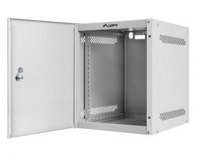 LANBERG SZAFA WISZĄCA RACK 10 6U 280X310 SZARA, DRZWI METALOWE (FLAT PACK) WF10-2306-00S