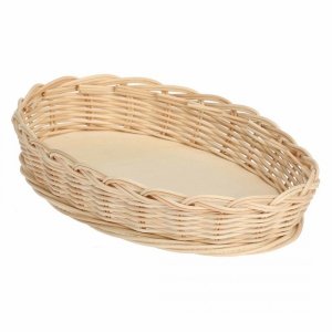 Wiklinowy kosz na owalne naczynie do zapiekania Midollino - Brązowy, 30 cm