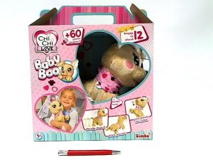 PROMO Chi Chi Love Piesek interaktywny Baby Boo 30cm Simba