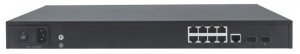 Intellinet 561433 łącza sieciowe Zarządzany Gigabit Ethernet (10/100/1000) Obsługa PoE Czarny