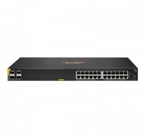 Aruba 6000 24G Class4 PoE 4SFP 370W Zarządzany L3 Gigabit Ethernet (10/100/1000) Obsługa PoE 1U