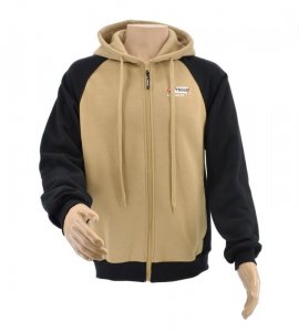 AW BLUZA ROZPINANA T6/ BEŻ-CZARNA/  M