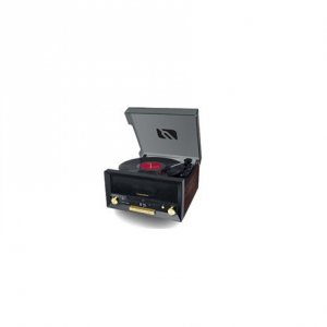 Muse MT112W obrotowy talerz gramofonu Gramofon z napędem pasowym Brązowy Automatyczny