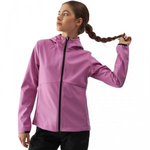 Kurtka damska softshell 4F F285 różowa 4FWAW24TSOFF285 54S  M