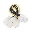 KABEL ZASILAJĄCY ADAPTER 6PIN 2MOLEX CC-PSU-6 GEMBIRD