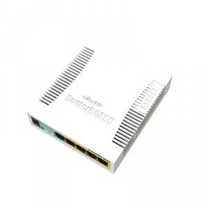 PRZEŁĄCZNIK SIECIOWY 5PORT 1000M 1SFP CSS106-1G-4P-1S MIKROTIK