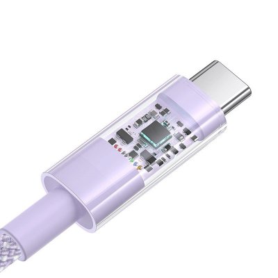 Kabel Baseus Gem USB-USB C 100W 2m (fioletowy)