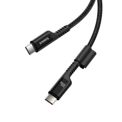 Kabel Baseus Fish-Eye Typ C-Typ C 100W 1m (czarny)