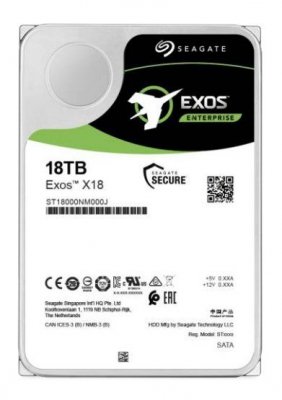 Dysk serwerowy HDD Seagate Exos X18 (18 TB; 3.5&quot;; SATA III)