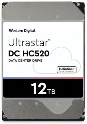 Dysk serwerowy HDD Western Digital Ultrastar DC HC520 (He12) HUH721212ALN604 (12 TB; 3.5&quot;; SATA III)