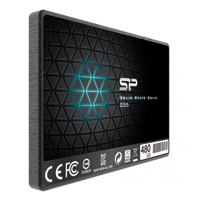 Dysk SSD Silicon Power S55 480GB 2,5&quot; SATA III 560/530 MB/s (SP480GBSS3S55S25)