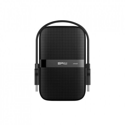 Dysk zewnętrzny HDD Silicon Power Armor A60 (1TB; 2.5&quot;; USB 3.2; 5400 obr/min; Black; SP010TBPHDA60S3A)