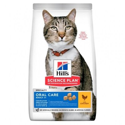 Hill&#039;s SP adult oral care, chicken, 1.5 kg