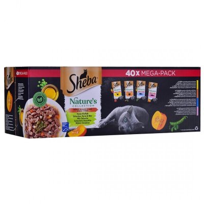 SHEBA Nature&#039;s Collection Mix - mokra karma dla kota - 40x85 g