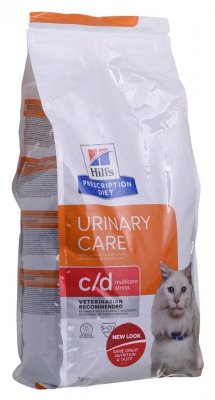 HILL&#039;S Prescription Diet Urinary Care Feline c/d Multicare Stress Chicken - sucha karma dla kota - 3 kg