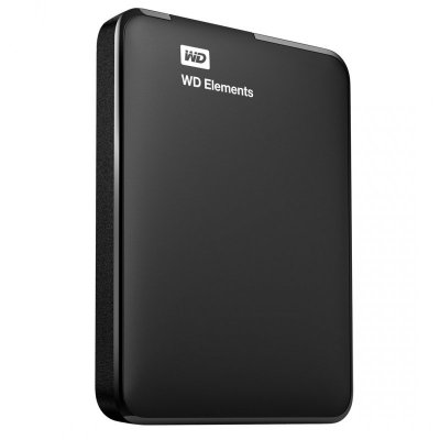 Dysk zewnętrzny HDD WD Elements (1TB; 2.5&quot;; USB 3.0; Czarny; WDBUZG0010BBK-WESN)