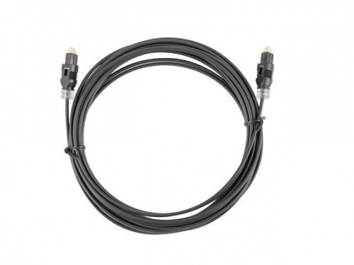 Kabel Lanberg CA-TOSL-10CC-0030-BK (Toslink M - Toslink M; 3m; kolor czarny)