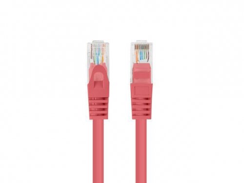 PATCHCORD KAT.6 UTP 1M CZERWONY FLUKE PASSED LANBERG 10-PACK