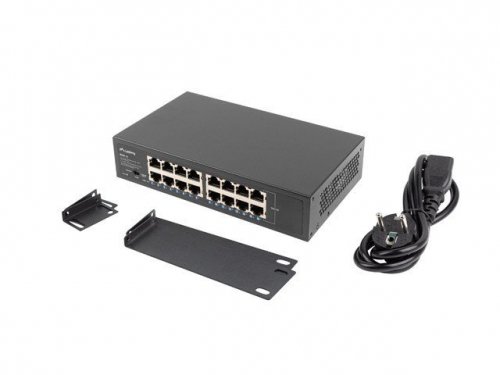 LANBERG SWITCH RSGE-16 RACK 10&quot;/19&quot; (16-PORT, 1GB)