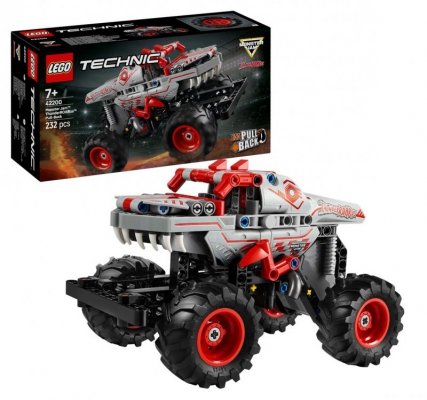 LEGO TECHNIC 42200 Monster Jam™ ThunderROARus™ z napędem typu pull-back