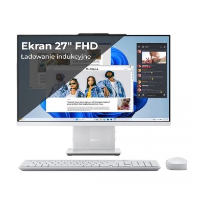 Lenovo IdeaCentre AIO 27IRH9 i5-13420H 27&quot; FHD IPS 300nits AG 16GB DDR5 5200 SSD512 Intel UHD Graphics Win11 Cloud Grey