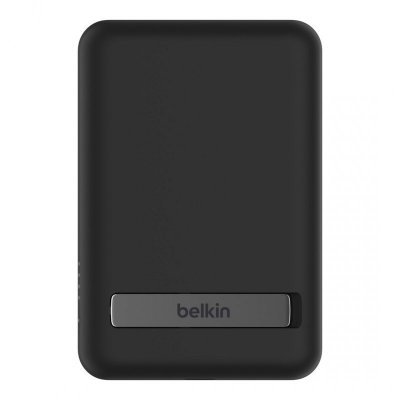 Powerbank bezprzewodowy Belkin BoostCharge Magnetic Wireless Power Bank 5K + Stand MagSafe Compatible 5000mAh 7,5W Black