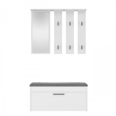 Garderoba PARMA 100x35xH180 biel