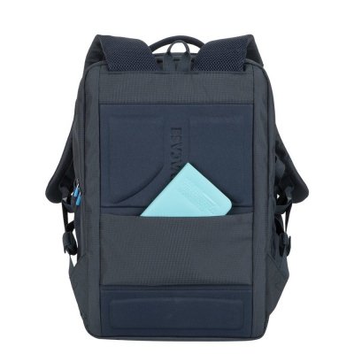 RIVACASE PLECAK NA LAPTOP DLA GRACZY 17,3&quot; BORNEO, GRANATOWY, GAMING, Z MATERIAŁU WODOODPORNEGO