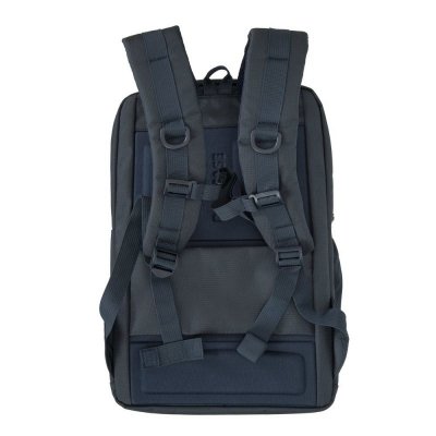 RIVACASE PLECAK NA LAPTOP DLA GRACZY 17,3&quot; BORNEO, GRANATOWY, GAMING, Z MATERIAŁU WODOODPORNEGO