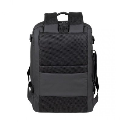 RIVACASE PLECAK NA LAPTOP 17,3&quot; TEGEL ECO, CZARNY, MATERIAŁ WODOODPORNY, EKO RPET, KIESZENIE NA SMARTFON, DOKUMENTY,AKCESOR