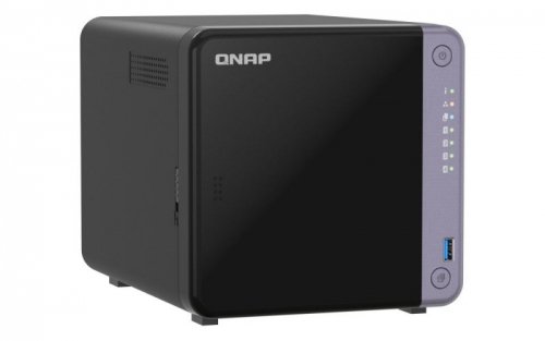 Qnap TS-432X-4G, Tower, 4 x 2.5&quot;/3.5&quot; SATA, AnnapurnaLabs Alpine AL524 4C, 4GB (Max. 16GB) DDR4 SODIMM, 2 x 2.5GbE, 1 