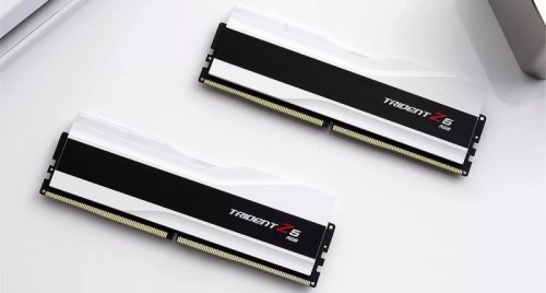 G.SKILL TRIDENT Z5 RGB DDR5 2X32GB 6000MHZ CL36-36 WHITE F5-6000J3636F32GX2-TZ5RW