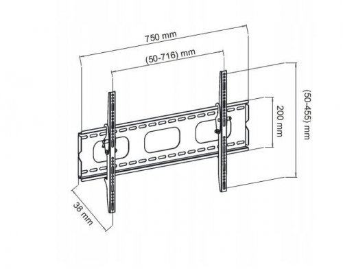 Uchwyt ścienny do telewizora ART AR-18 32&quot;-70&quot; 60kg