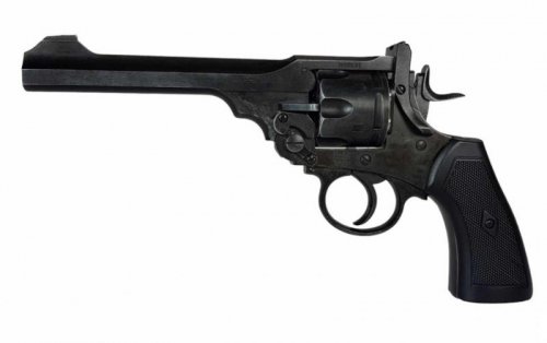 Rewolwer WEBLEY MKVI .455 Service kal.5,5 mm Diabolo łuski 6-strzał. lufa 6&quot; CO2 Battlefield Ekp do17J